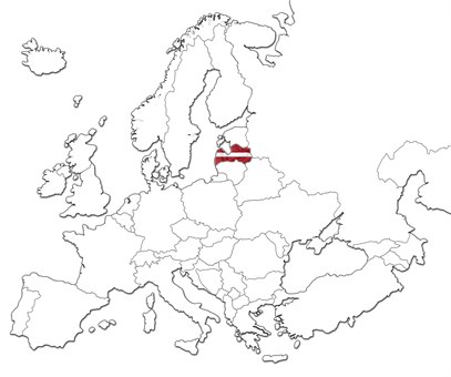 Latvia Latvia kart