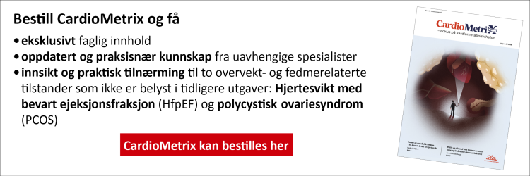 Illustrasjonsfotoet viser CardioMetrix blad fra Lilly